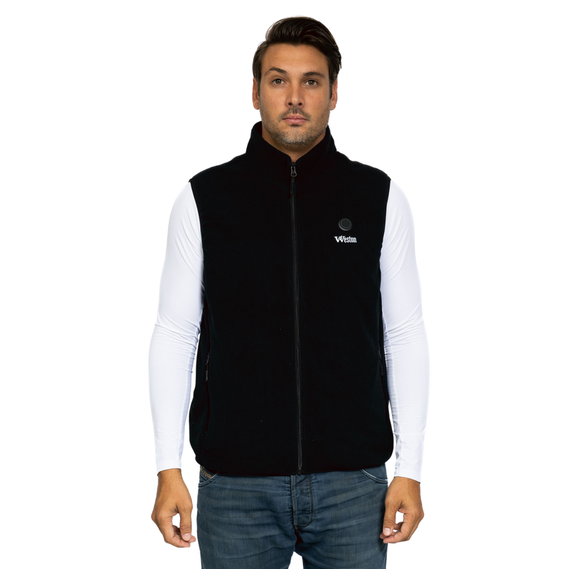 Aspen Men’s Heated Fleece Vest, view 1