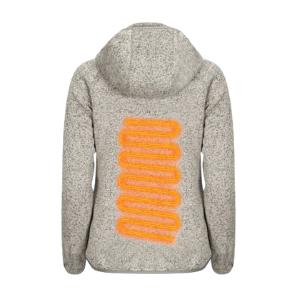 Alpine Women’s Hooded Heated Fleece, view 3