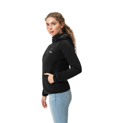 Alpine Women’s Hooded Heated Fleece, view 5