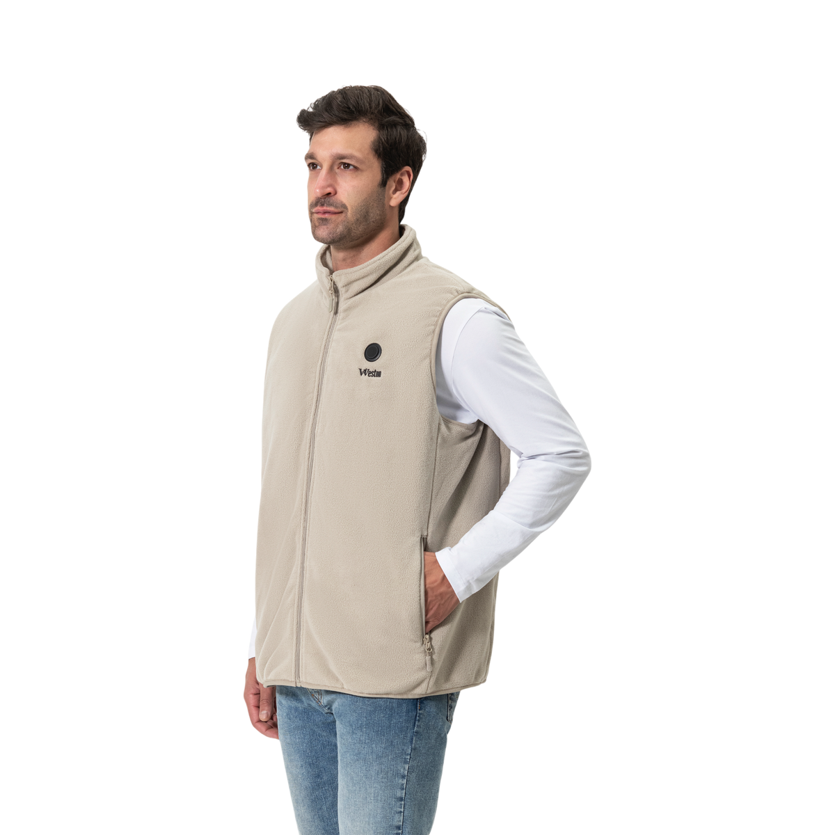 Aspen Men’s Heated Fleece Vest, view 10