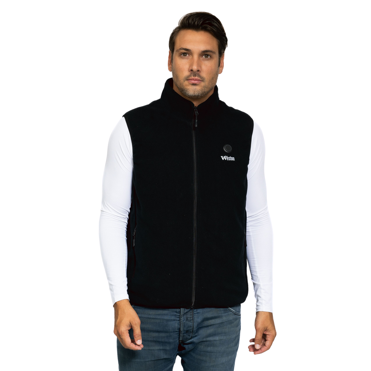 Aspen Men’s Heated Fleece Vest, view 4