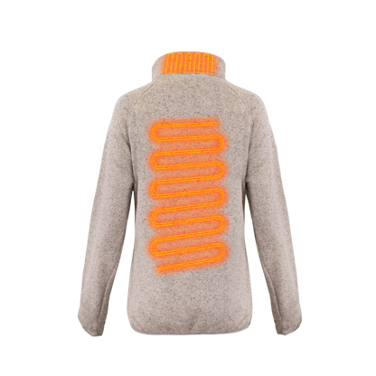 Aurora Women’s Heated Fleece Jacket, view 3