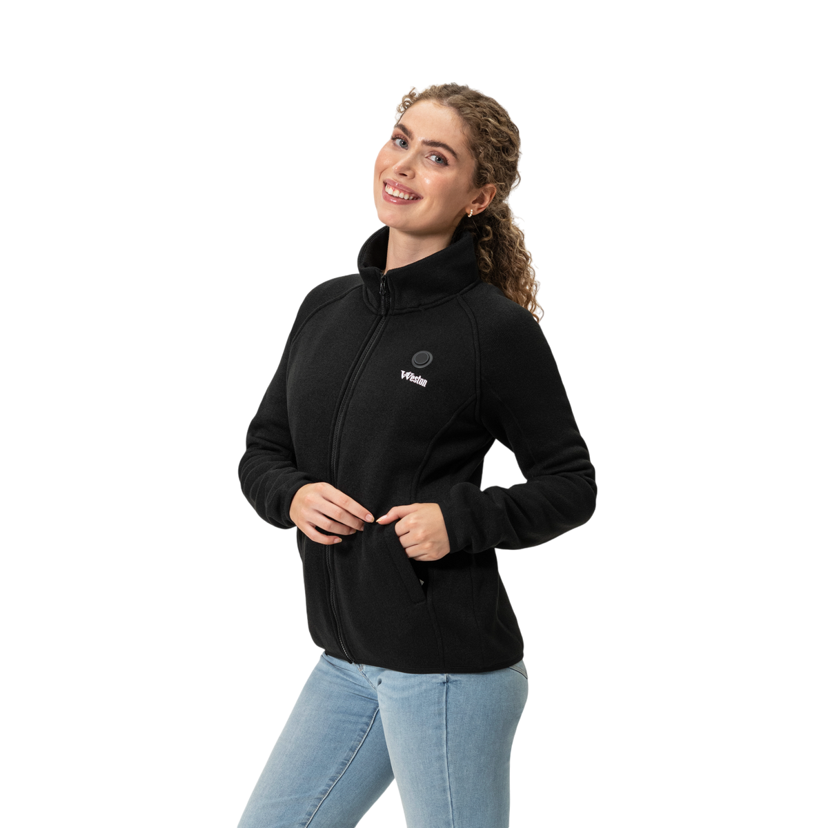 Aurora Women’s Heated Fleece Jacket, view 5