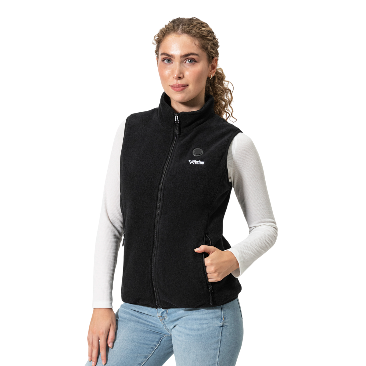 Cove Women’s Heated Fleece Vest, view 4