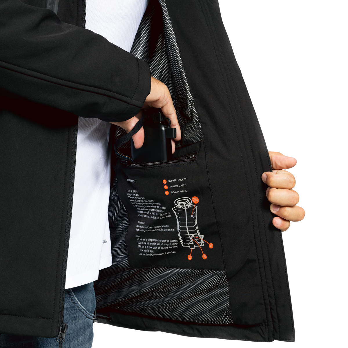 Summit Men’s Heated Coat, view 5