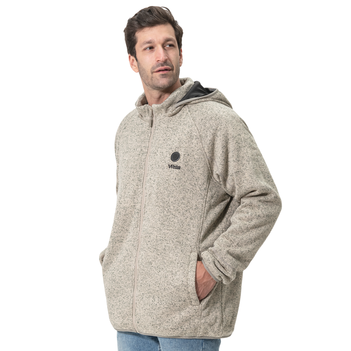 Timber Men’s Hooded Heated Fleece, view 1