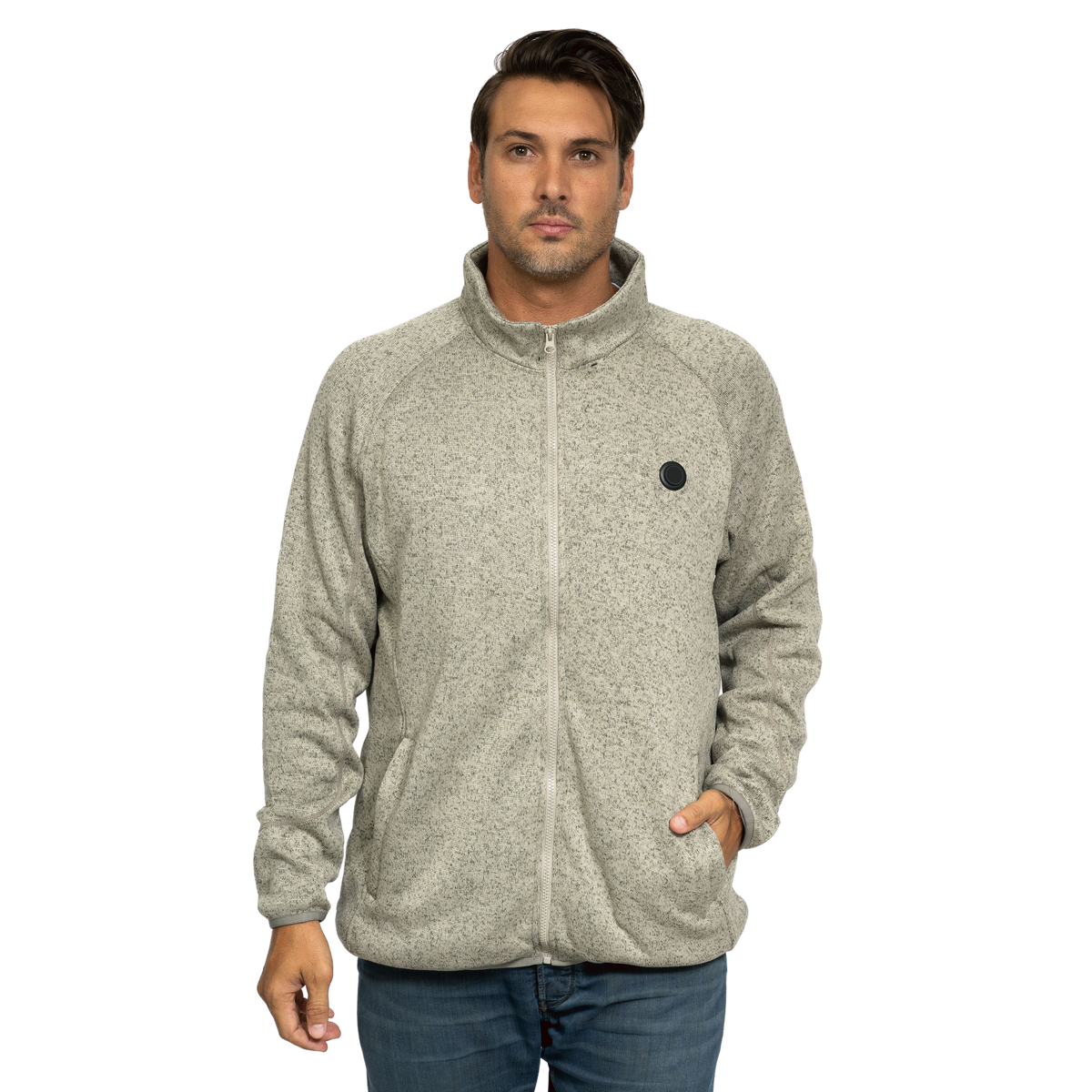 Trail Men’s Heated Fleece Jacket, view 1