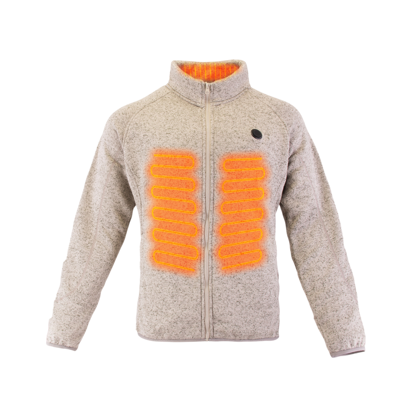 Trail Men’s Heated Fleece Jacket, view 2